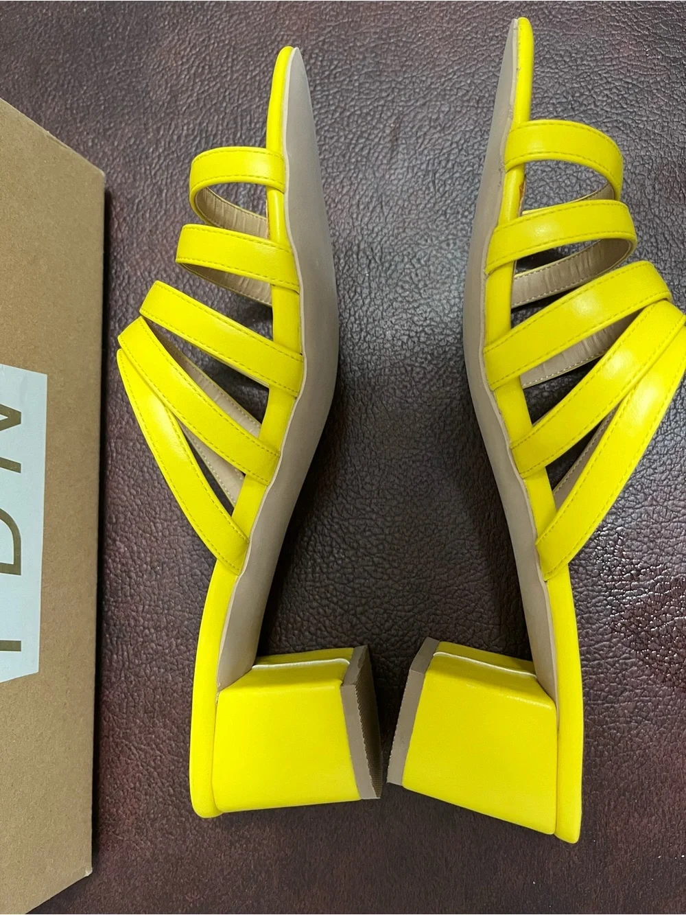 YDN yellow sandals 7.5